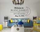 Family Name & Welcome Decal